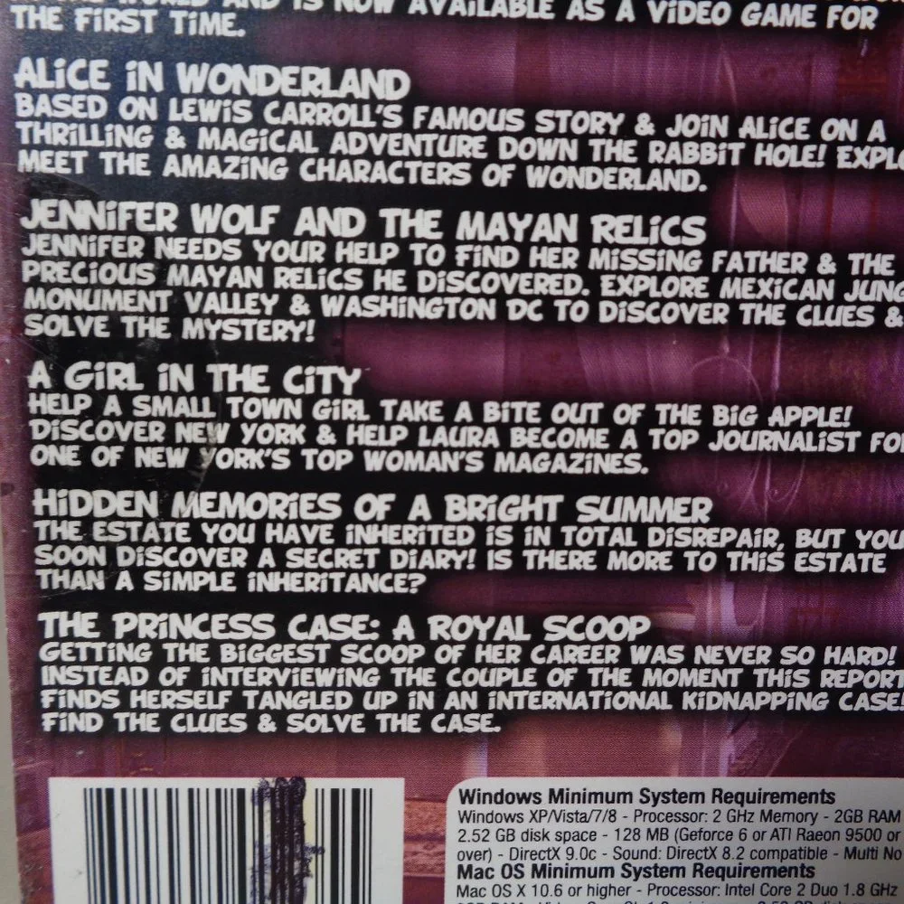 HIDDEN OBJECT CLASSIC ADVENTURES II 6 Pack New PC WIN MAC DVD-ROM Video Game